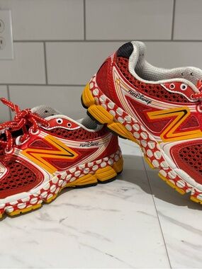 New Balance Minnie Mouse Red & Yellow RunDisney Athletic Shoes